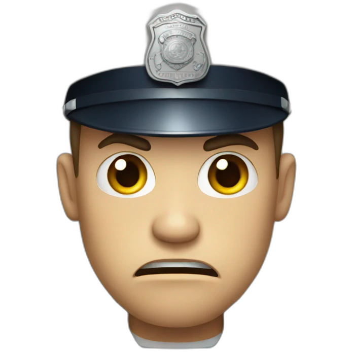 police angry emoji