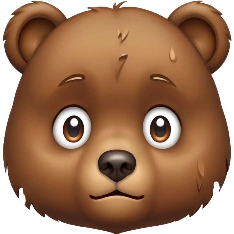 Ağlayan küçük ayı emoji