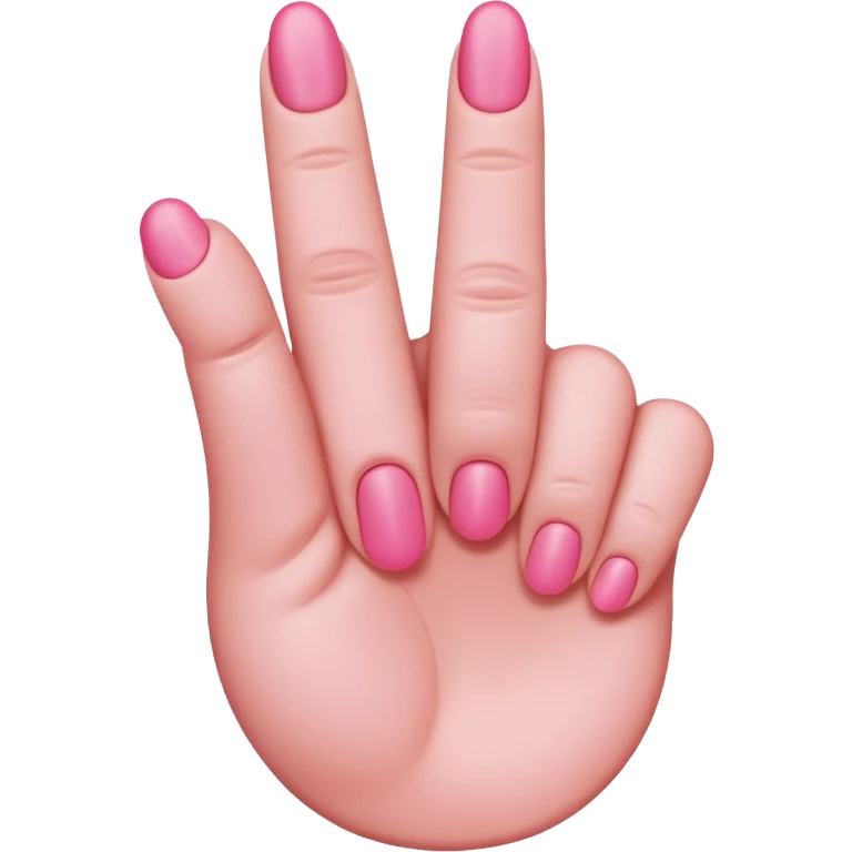 pink middle finger emoji