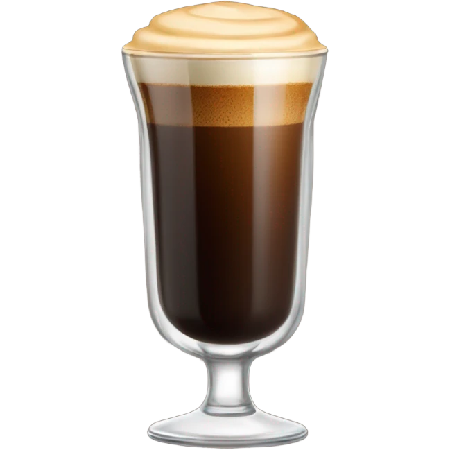 lungo black coffee emoji