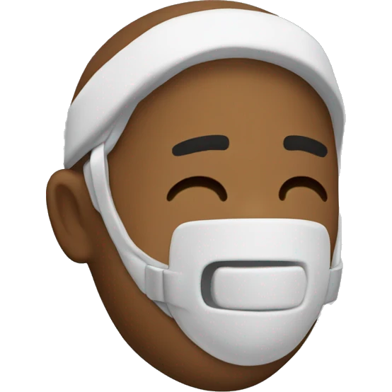 Sleep Mouth guard emote emoji