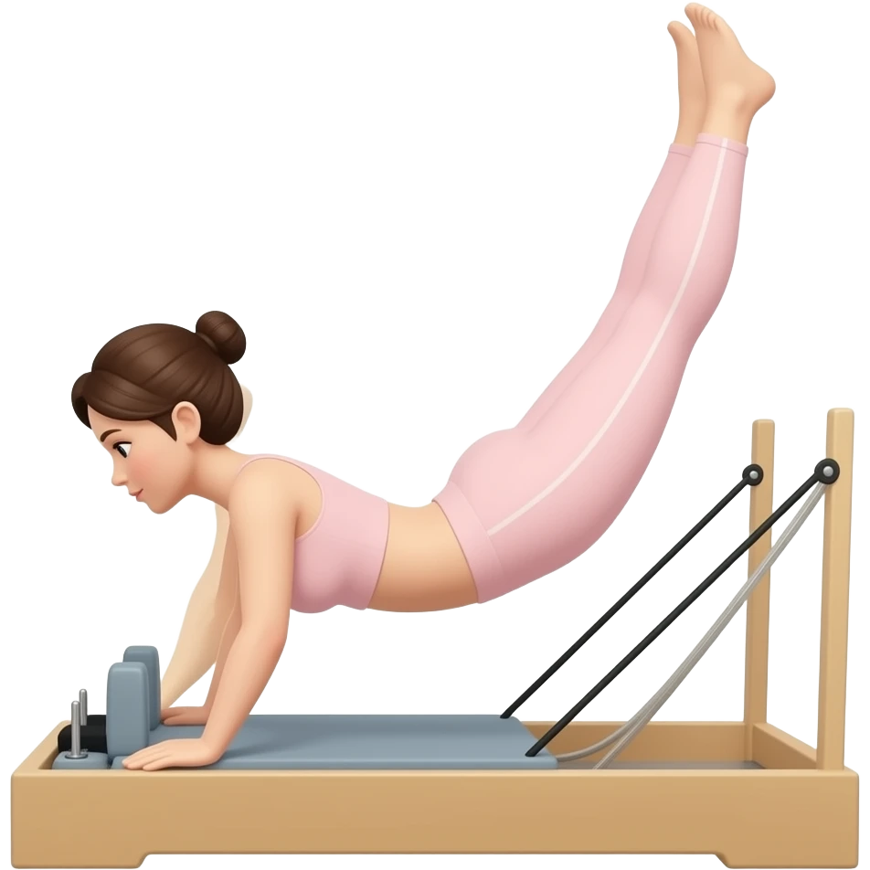 Emoji mujer pilates tonos beige emoji