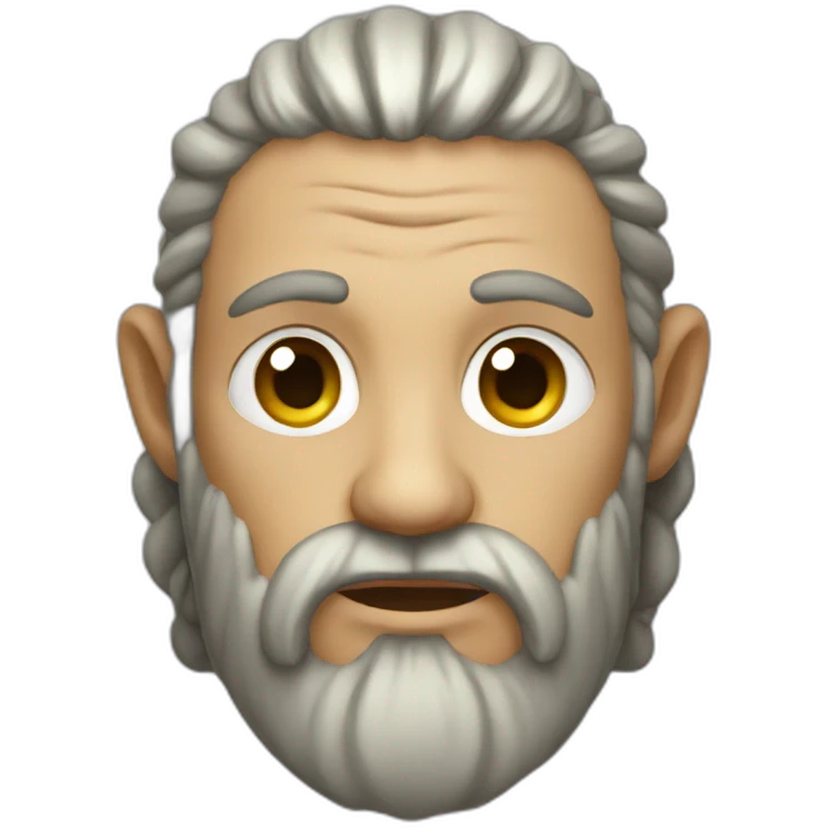male druid emoji