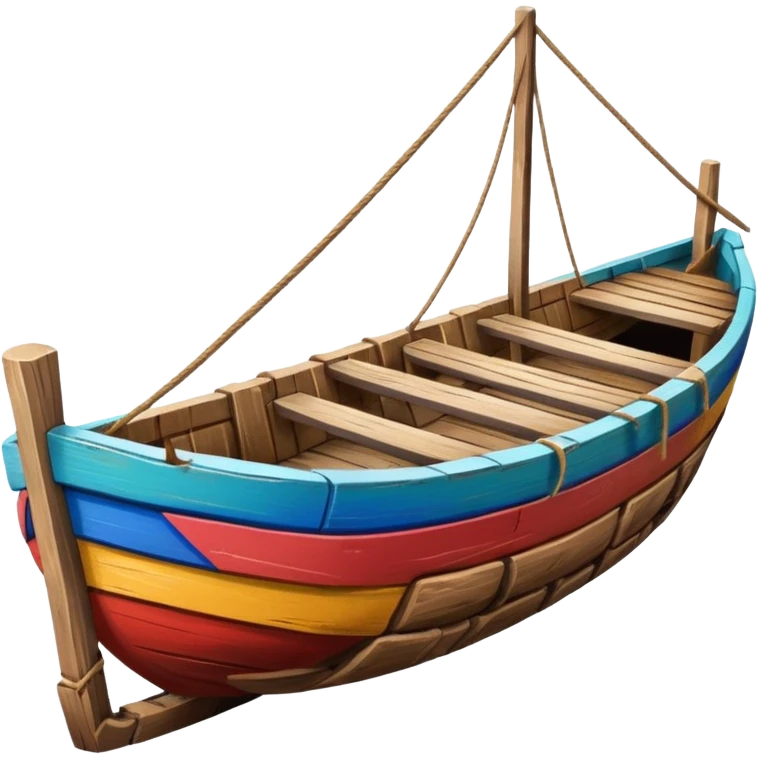 philippine local island boat with two logs on the side emoji