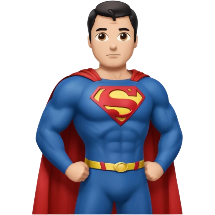 superman standing emoji