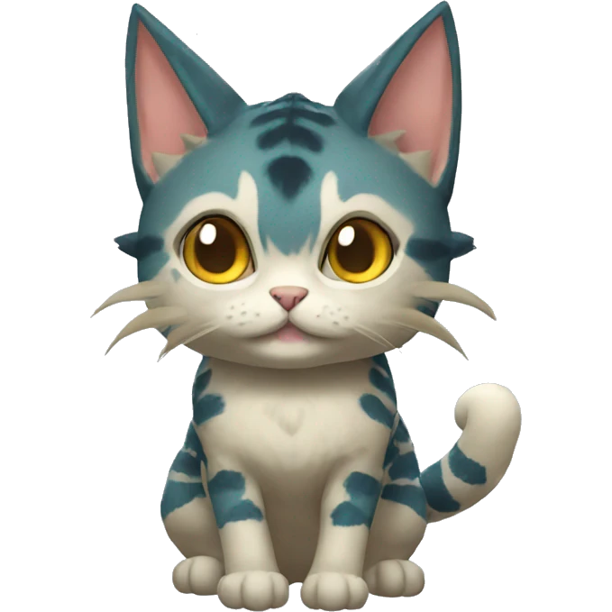 felyne from monster hunter emoji