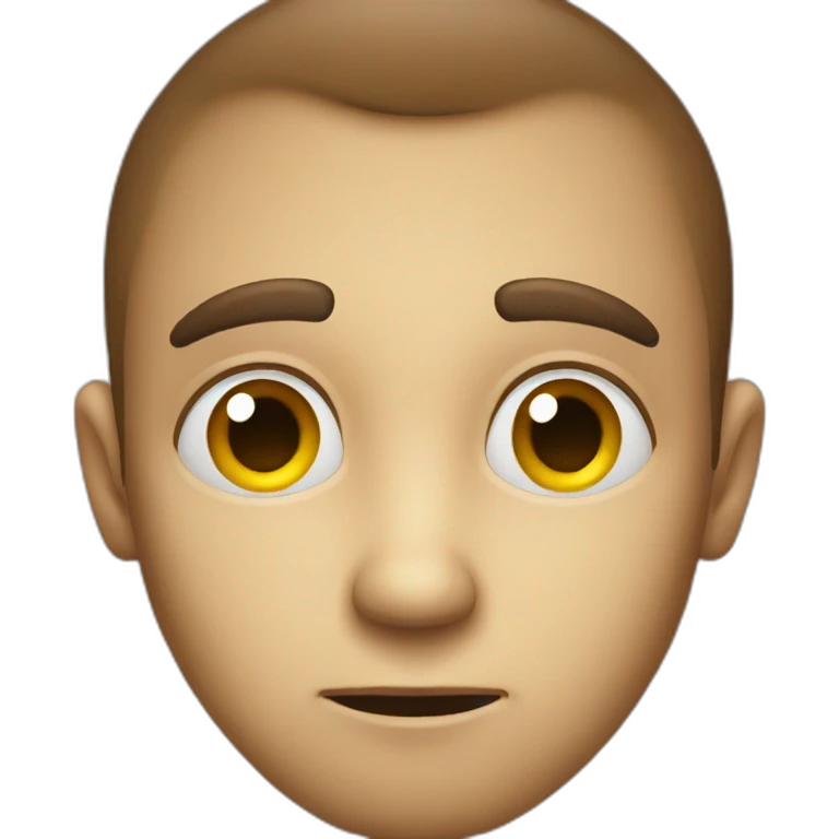suspicious face emoji