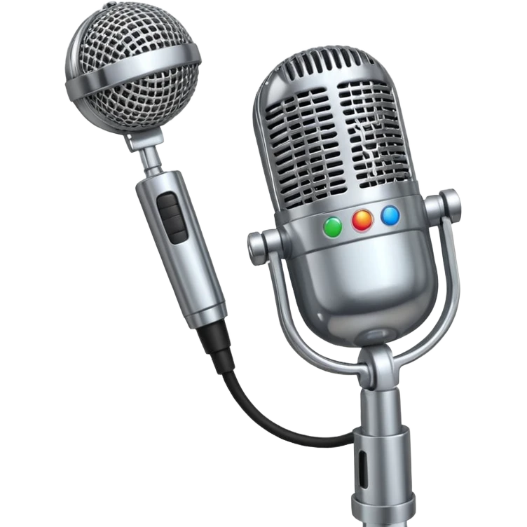 Microfone 🎤 Globo  emoji