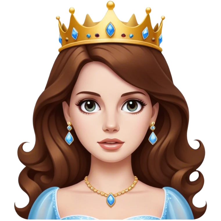 Lana Del Rey as a princess emoji