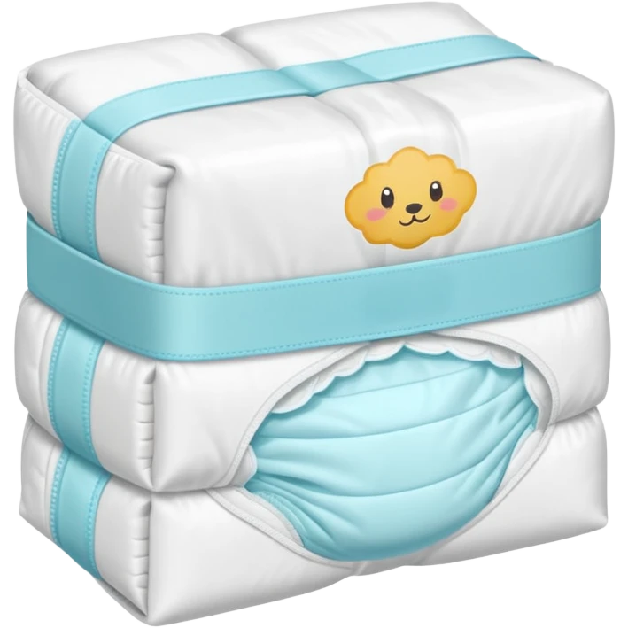 Diaper pack – folded diapers emoji