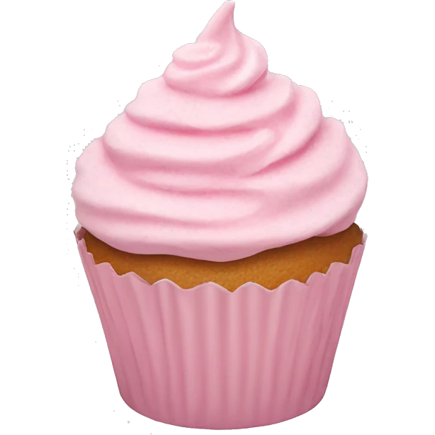 pastel pink cupcakes Christmas  decor emoji