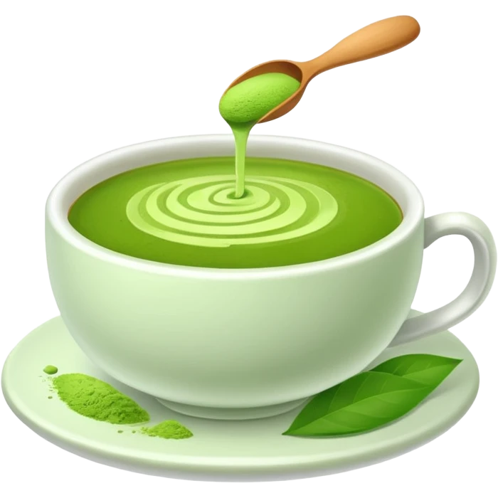 Matcha green tea  emoji