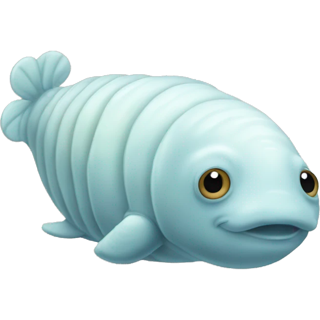 Beluga whale caterpillar bear little legs tardigrade emoji