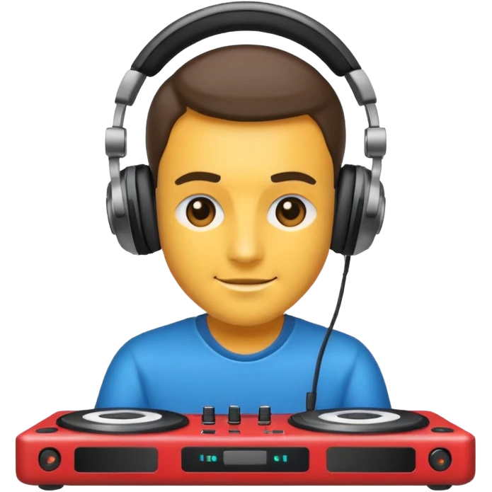 DJ with headphones emoji
