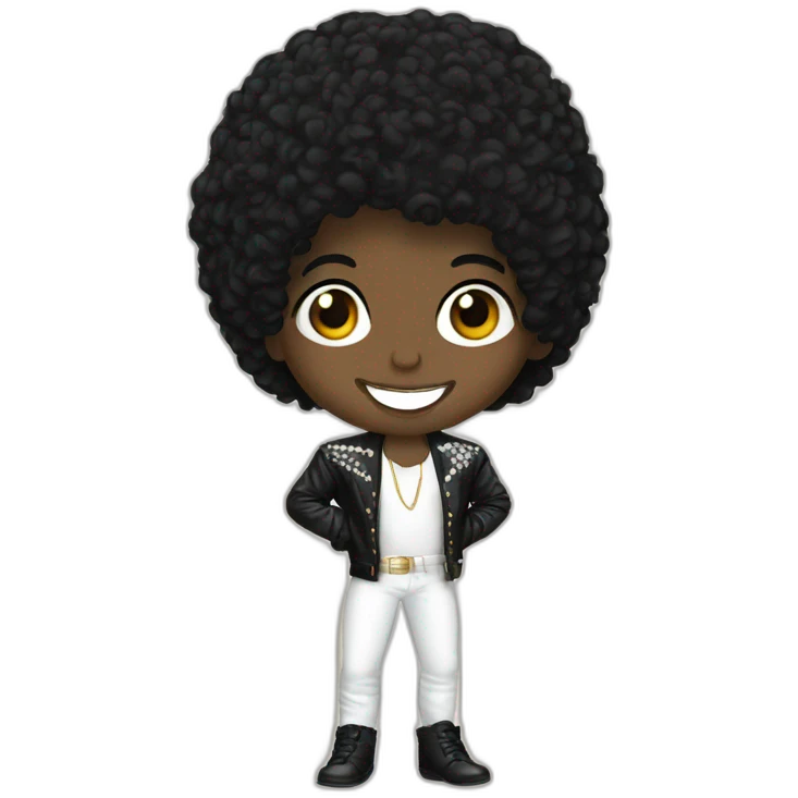 Michael Jackson when he was black emoji