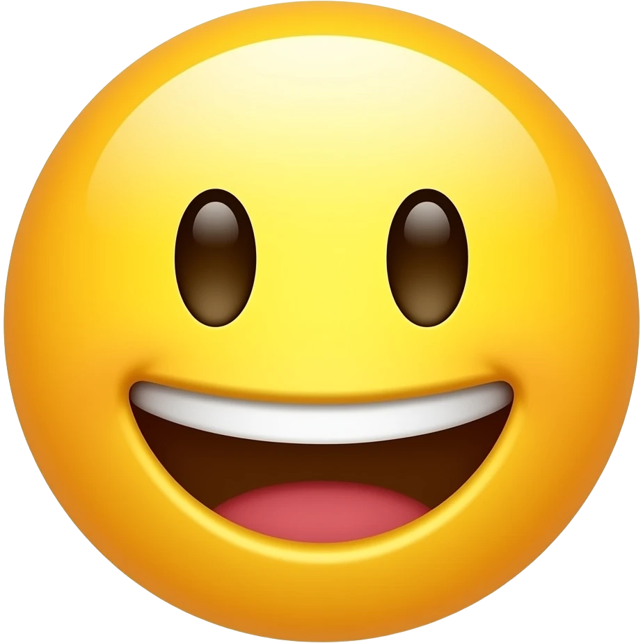 Yellow smiley nonstop talking emoji