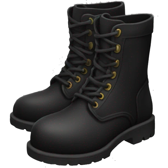 Black boots emoji