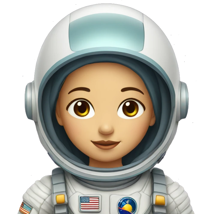 Niña con cancer astronauta emoji