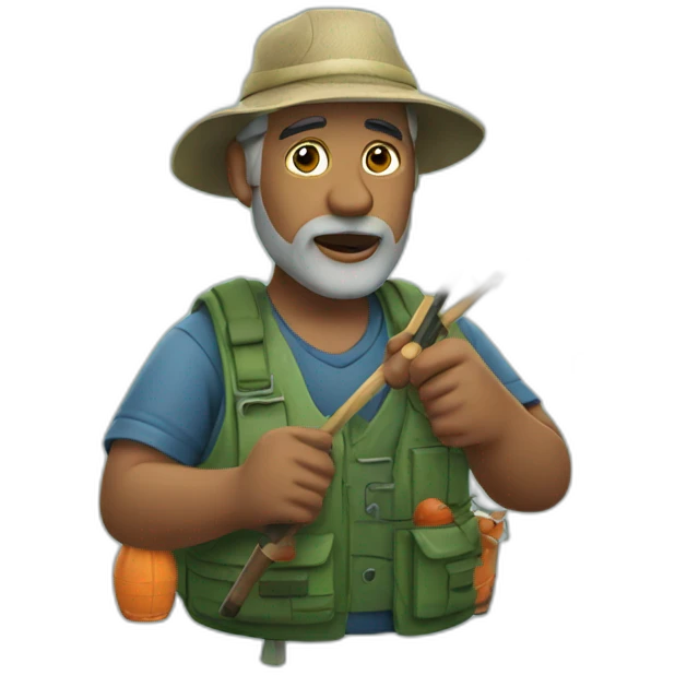 Fisherman emoji
