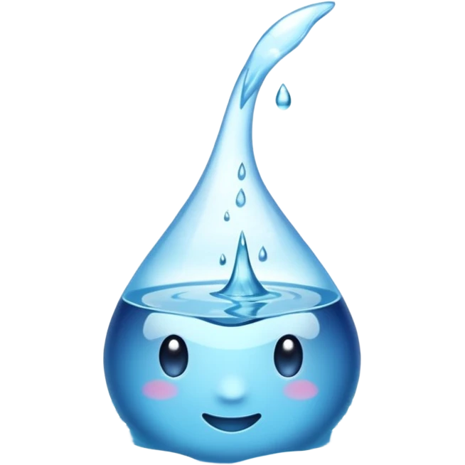 Surrealismo com água emoji
