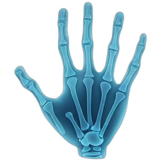 Hand x ray emoji