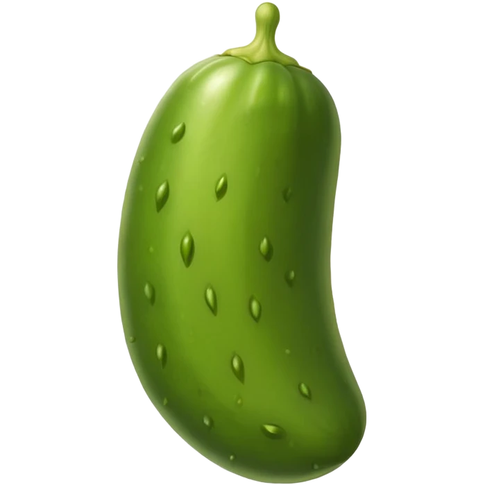 Pickle with butt emoji