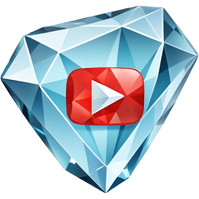 diamond youtube play button emoji