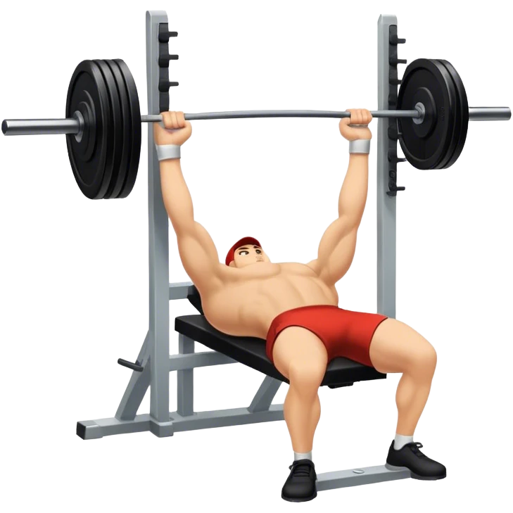 close-grip flat-benchpress emoji