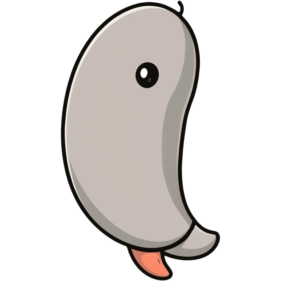 cartoonish penis emoji