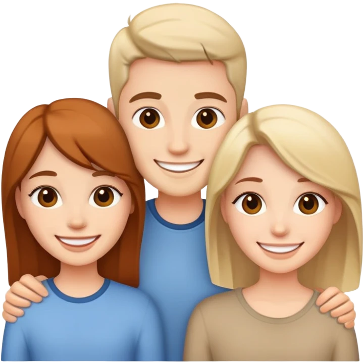 três amigas emoji