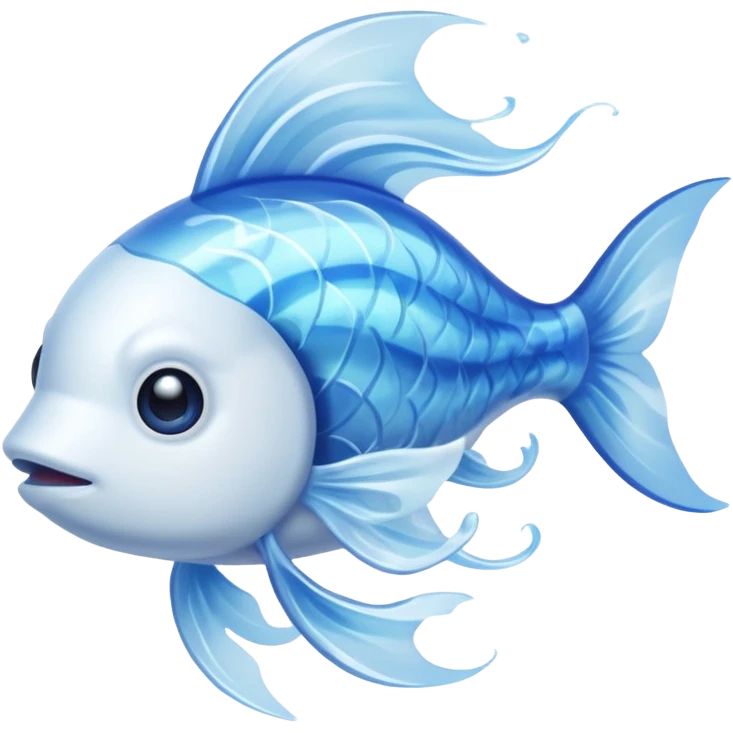 air elemental fish with wind effects emoji