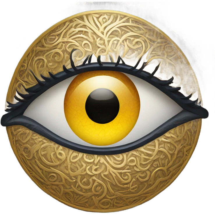 Golden eye emoji