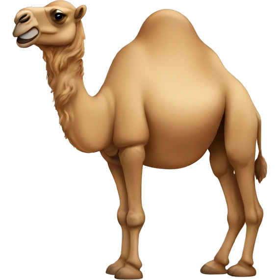 A camel landed  emoji
