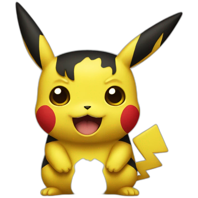 dark pikachu emoji