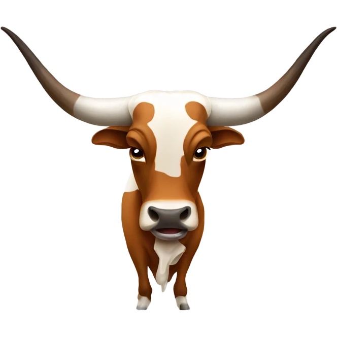 Crying Longhorn Bull emoji