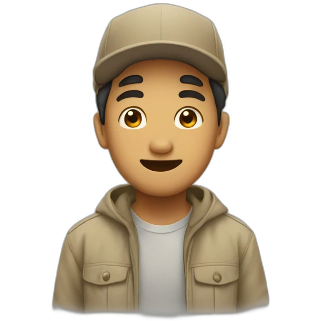 Chino cagando emoji