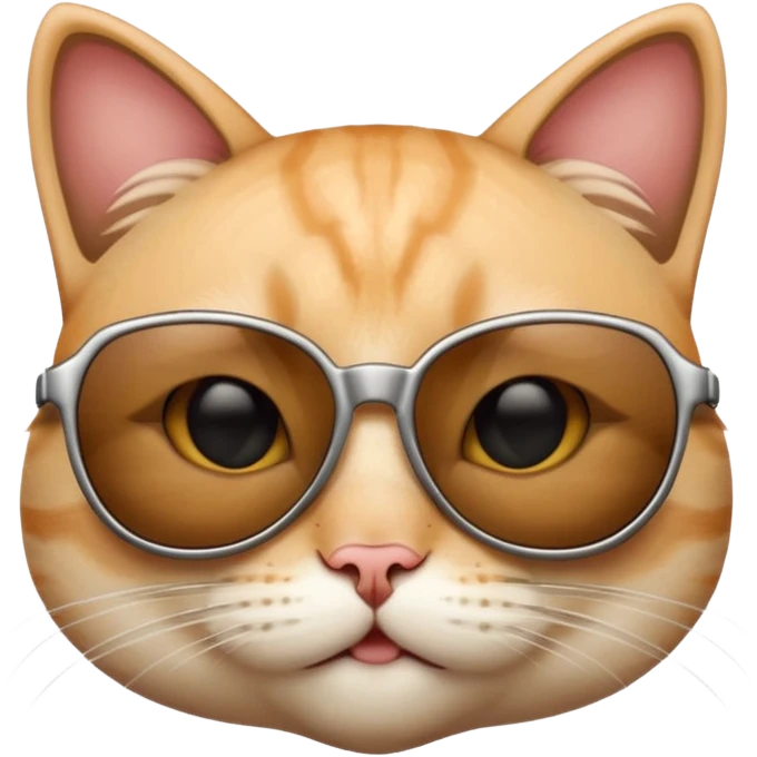 Cat wearing sunglasses emoji