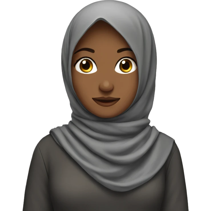 A girl with Hijaab emoji