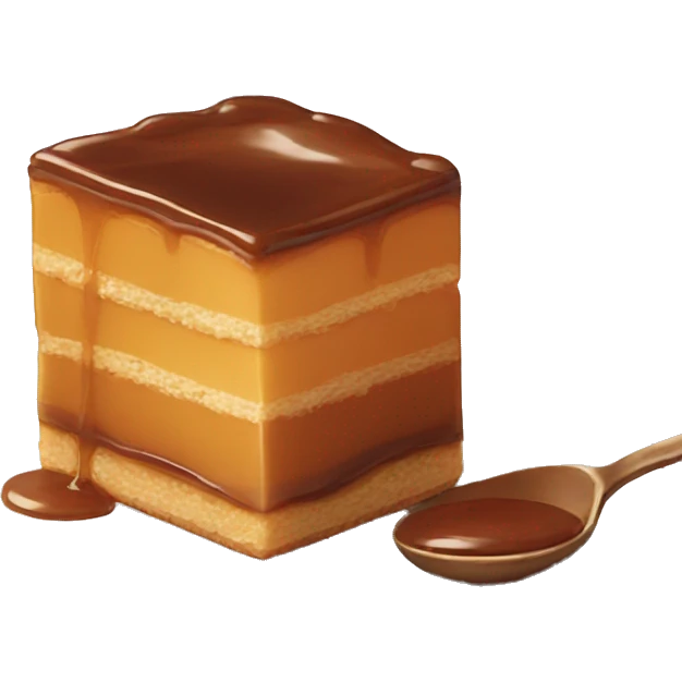 caramel slice emoji