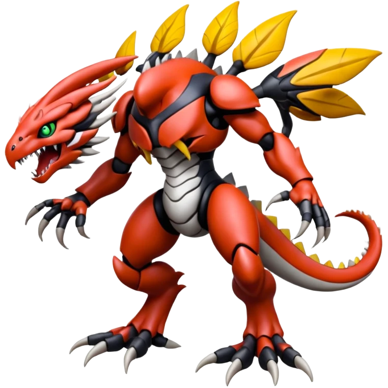 Yveltal-Regigigas-Agumon-Lombax-Weregarurumon-fusion-creature (full body emoji