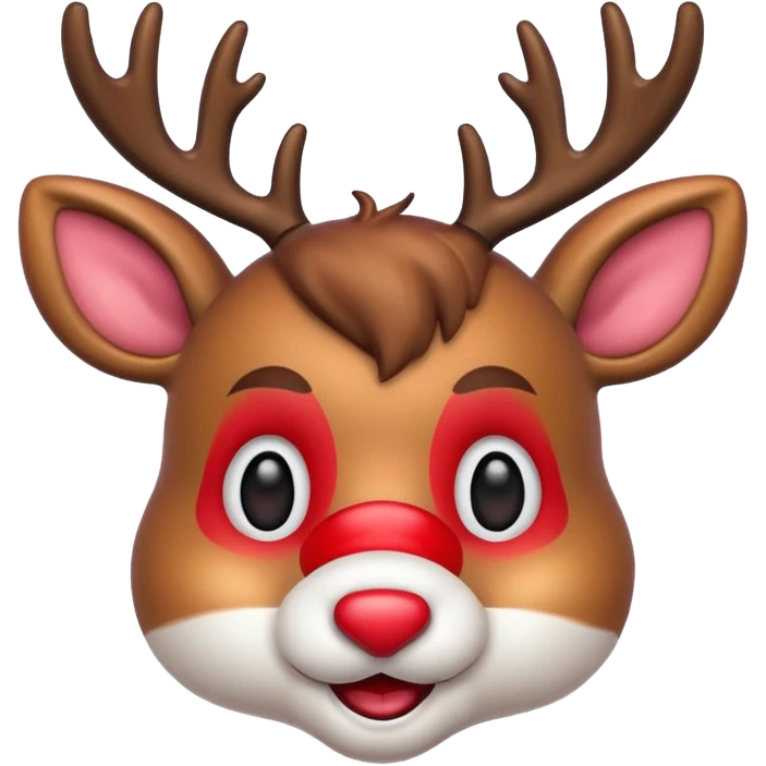 Christmas emoji deer emoji