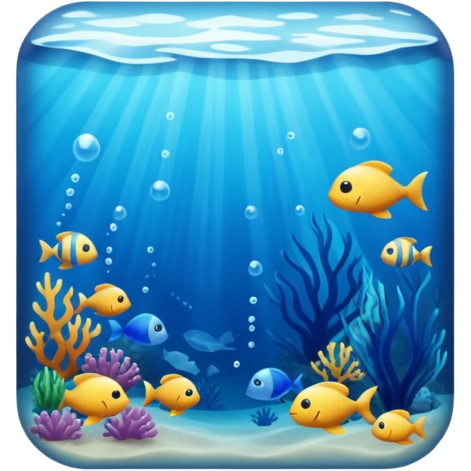 Underwater emoji
