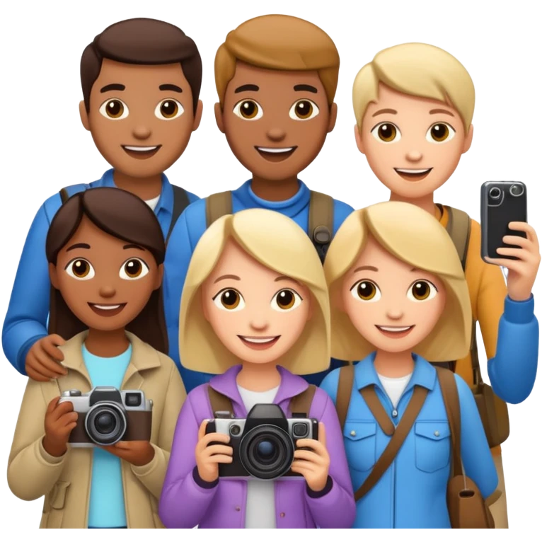 Tourists Taking Photo emoji