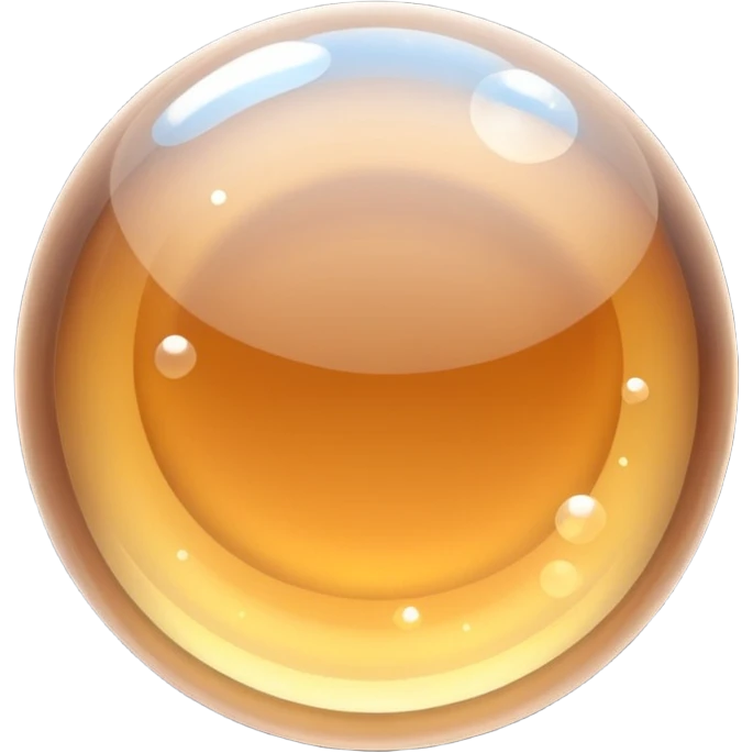 brown sparkling shiny bubble nebula crystal emoji