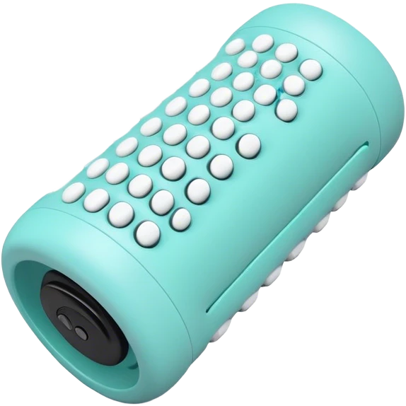 portable vibrating massage roller with acupressure poins emoji