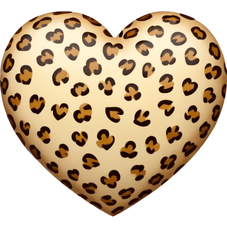 Leoparlı kalp  emoji