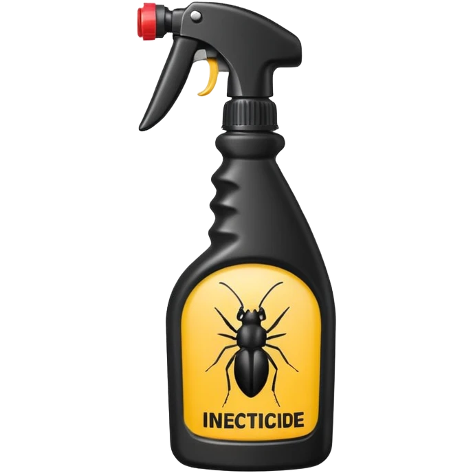 black insecticide spray emoji