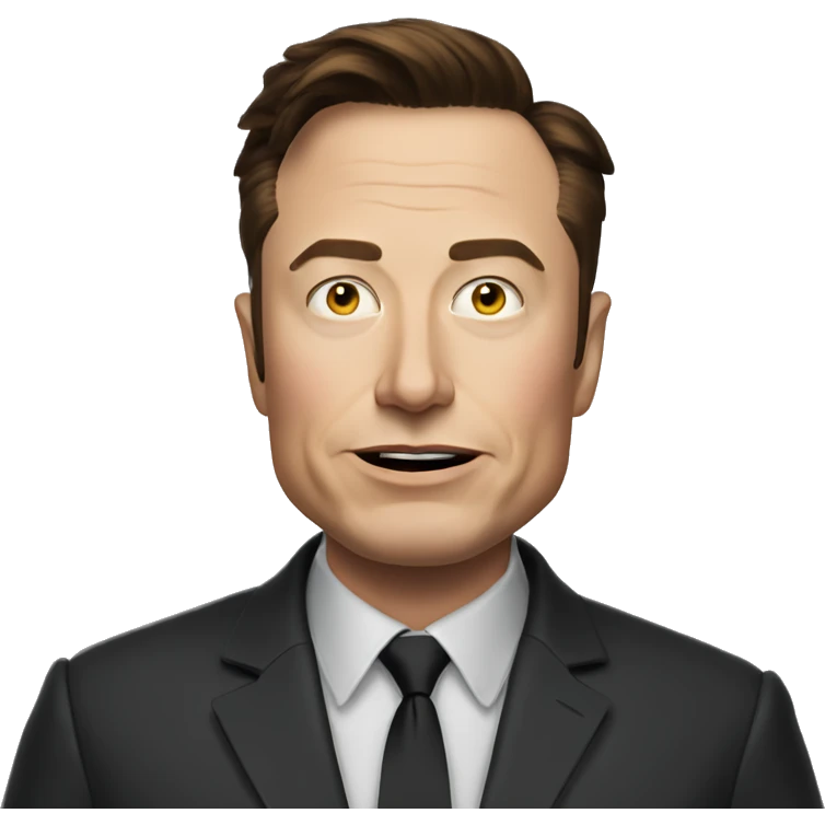 elon musk but mean emoji