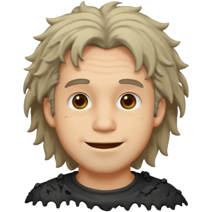 Olentzero es representado como un hombre grueso, desharrapado, manchado de carbón, de buen comer. Su singular característica es que vive aislado de la sociedad dedicado a hacer carbón vegetal en el bosque, gustándole comer y beber bien, y cada invierno baja de las montañas a los pueblos.[1]​ emoji