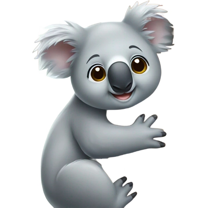 Koala en ventana emoji